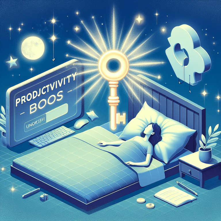 Unlocking Productivity: The Role of Sleep